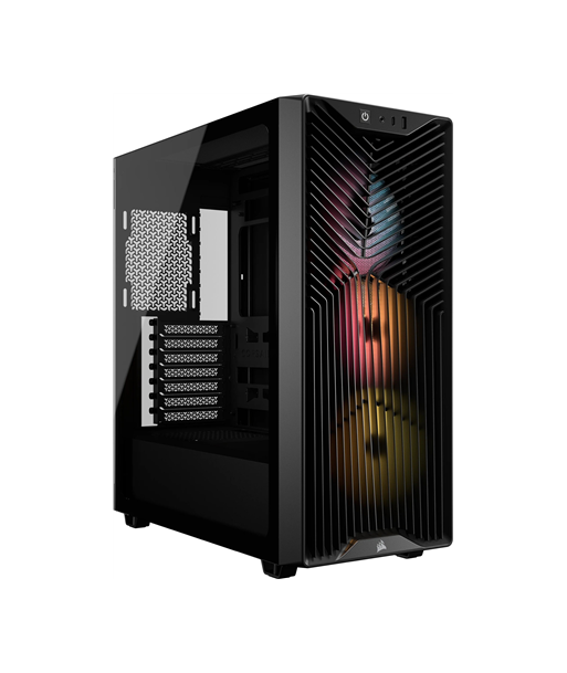 Corsair PC Case, 3200D RS, Black, Mid-Tower