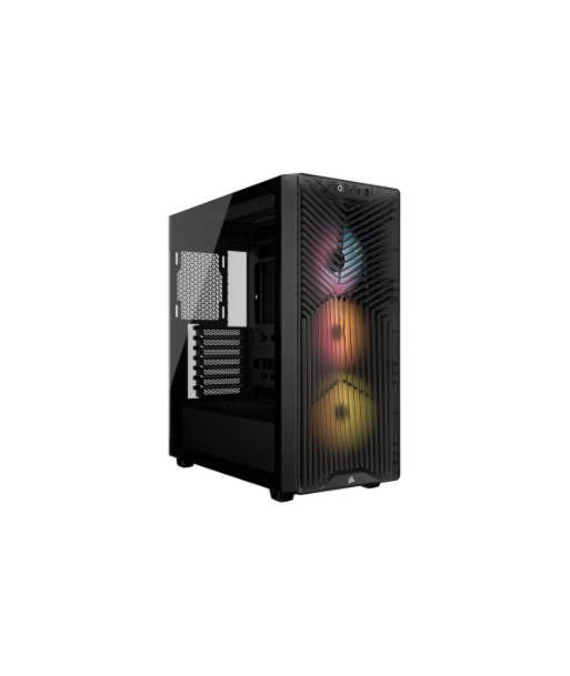 Corsair PC Case, 3200D RS ARGB, Smoke, Mid-Tower