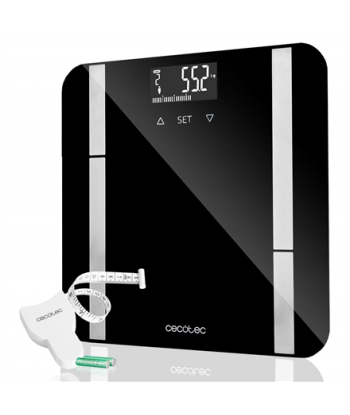 Весы для ванной Cecotec, Smart, Surface Precision 9450 Full Healthy, Maximum weight (capacity) 180 kg, Accuracy 100 g, Black