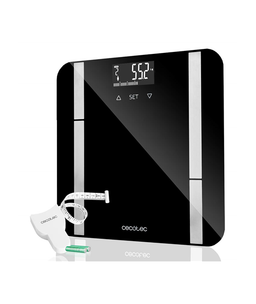 Весы для ванной Cecotec, Smart, Surface Precision 9450 Full Healthy, Maximum weight (capacity) 180 kg, Accuracy 100 g, Black
