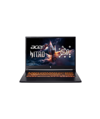 Acer, Nitro V 17 AI ANV17-41-R9XF, Obsidian Black, 17.3", IPS, QHD, 2560 x 1440 pixels, AMD Ryzen 7, 260, 32 GB, DDR5