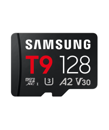 Samsung T9, MicroSD Card, 128 GB, microSDXC, Flash memory class U3, V30, A2