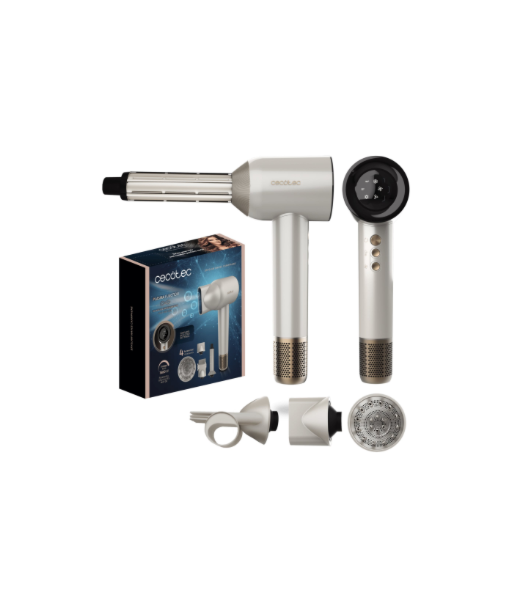 Фен Cecotec, DryGlam Waves Champagne, 1600 W, Number of temperature settings 3, Ionic function, Champagne, Diffuser nozzle