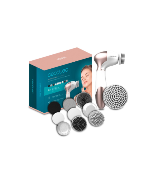 Cecotec Facial cleansing brush, FaceCare TotalClean, Facial brush, White