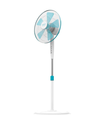 Põrandaventilaator Cecotec EnergySilence 500, Pedestal Fan, 40 W, Diameter 40 cm, Number of speeds 3, Oscillation, White/Blue