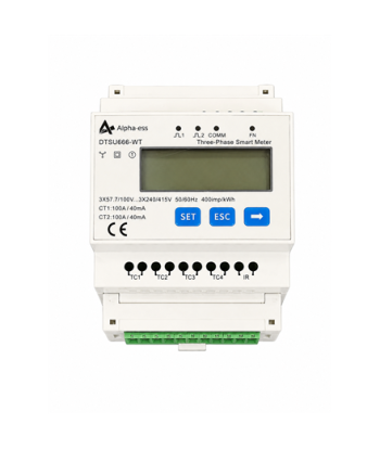 Alpha ESS DTSU666 3CT 400V with CT 100A with PLUG Guide rail, 4P, English Corum