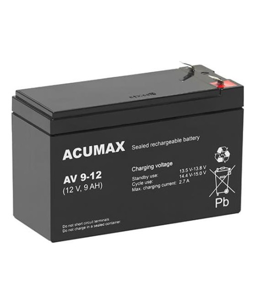 BATTERY 12V 9AH C20/AML9-12T2 EMU