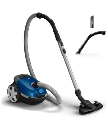 Vacuum Cleaner PHILIPS XD3110/09 Cordless/Bagged 900 Watts Capacity 3 l Noise 79 dB Black / Blue Weight 4.6 kg XD3110/09