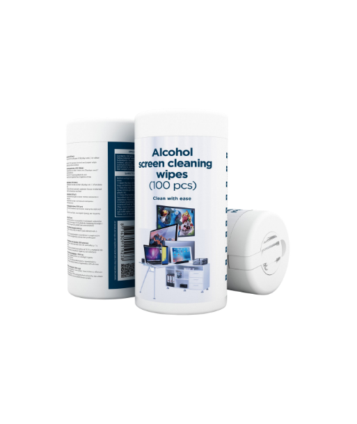 Puhastuslapid Gembird, Alcohol Screen (100 pcs), CK-AWW100-01, Screen cleaning wipes