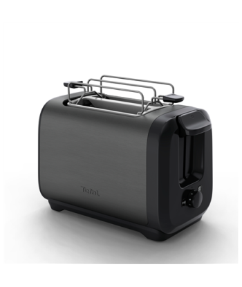 TEFAL Subito TT5S18E0, Number of slots 2, Power 1200 W, Black, Housing material Stainless steel/Plastic