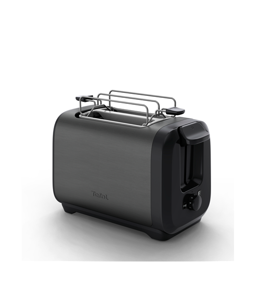TEFAL Subito TT5S18E0, Number of slots 2, Power 1200 W, Black, Housing material Stainless steel/Plastic