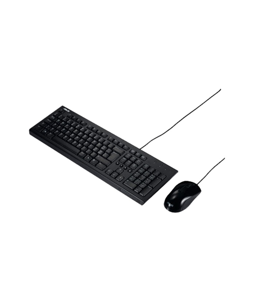Asus U2000 Wired Keyboard and Mouse Set - Black, EN Layout Asus U2000 Wired Keyboard and Mouse Set - Black, EN Layout