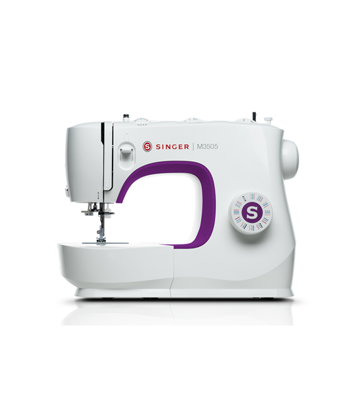 Õmblusmasin Singer, M3505, Number of stitches 32, Number of buttonholes 1, White