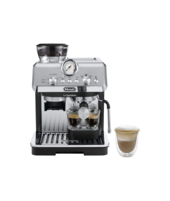 Delonghi Coffee machine, EC9155.MB, Pump pressure 15 bar, Built-in milk frother, Manual, Metal Black, 1400 W