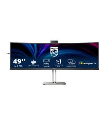 Philips, 49B2U5900CH/00, 48.8", VA, 32:9, 75 Hz, 4 ms, 5120 x 1440 pixels, 450 cd/m², HDMI ports quantity 2