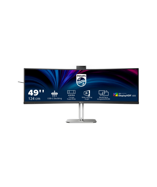 Philips, 49B2U5900CH/00, 48.8", VA, 32:9, 75 Hz, 4 ms, 5120 x 1440 pixels, 450 cd/m², HDMI ports quantity 2