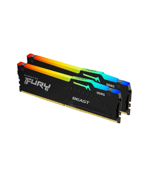 Kingston, Fury Beast, 32 Kit (16GBx2) GB, DDR5, 6400 MHz, PC/server, Registered No, ECC No