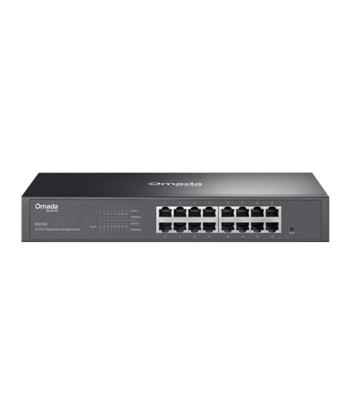 ES216G, TP-LINK Omada 16-Port Gigabit Easy Managed Switch, Desktop/Rackmountable, Managed, Power supply type 100-240 V, 50/60