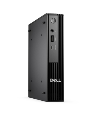 Dell Pro, QCM1250, Desktop, Micro, Intel Core i3, i3-14100T, Internal memory 16 GB, DDR5, Solid-state drive capacity 512 GB