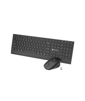 Natec Keyboard and Mouse, Stringray 2, Keyboard and Mouse Set, Wireless, US, Black