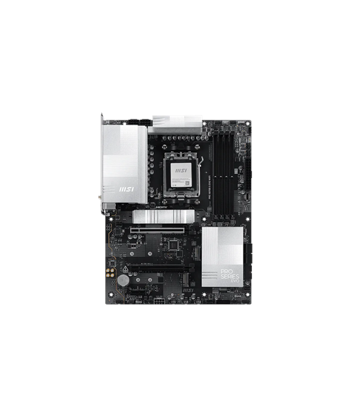 MSI PRO X870E-S EVO WIFI, Processor family AMD, Processor socket AM5, DDR5, Supported hard disk drive interfaces SATA, M.2