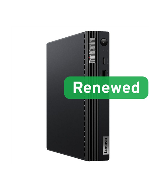 Lenovo Renewed Grade A, ThinkCentre M70q, Intel Core i5, i5-10400T, 8 GB, SSD, 256 GB, Intel UHD Graphics 630, Windows 11 Pro