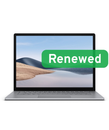 Microsoft Renewed Grade B, Surface Laptop 4 Platinum, 15", i7-1185G7, 8 GB, SSD, 256 GB, Intel Iris Xe Graphics, Windows 11