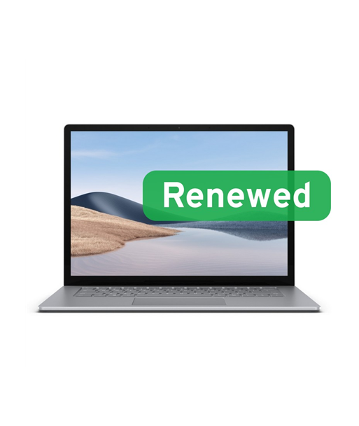 Microsoft Renewed Grade B, Surface Laptop 4 Platinum, 15", i7-1185G7, 8 GB, SSD, 256 GB, Intel Iris Xe Graphics, Windows 11