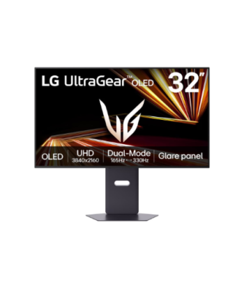 LG, 32GX850A-B, 32", 16:9, 165 Hz, 0.03 ms, 3840 x 2160 pixels, 275 cd/m², HDMI ports quantity 2, Black