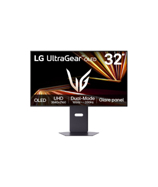 LG, 32GX850A-B, 32", 16:9, 165 Hz, 0.03 ms, 3840 x 2160 pixels, 275 cd/m², HDMI ports quantity 2, Black