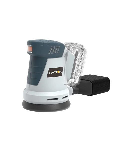 Batavia B.V. 18V Cordless Orbital Sander 125mm, Compact and balanced design for precise sanding