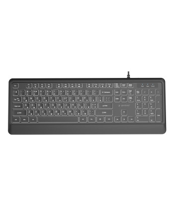 KEYBOARD MULTIMEDIA USB CYRILL/BLACK KB-UML-04-CYRL GEMBIRD