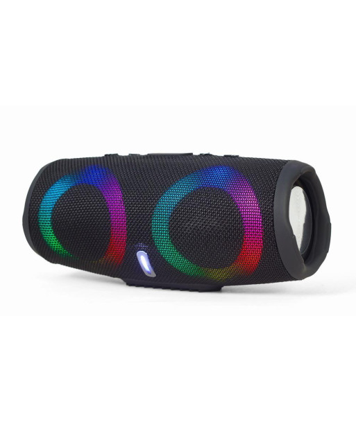 Переносная колонка GEMBIRD Black Portable/Wireless 1xAudio-In 1xUSB 2.0 1xMicroSD Card Slot Bluetooth SPK-BT-LED-02