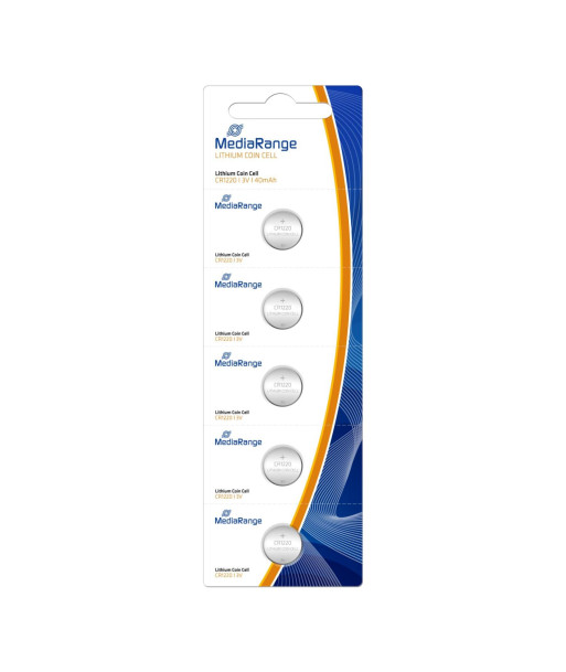 BATTERY LITHIUM CR1220 3V/5PCS MRBAT134 MEDIARANGE