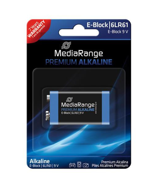 BATTERY ALKALINE E-BLOCK 9V/MRBAT107 MEDIARANGE