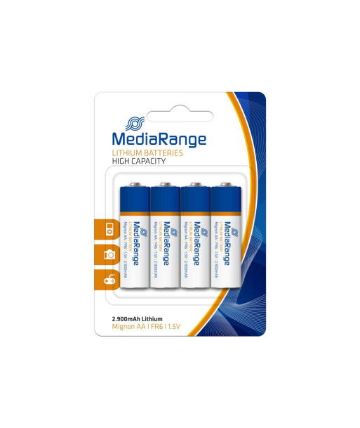BATTERY LITHIUM MIGNON AA 1.5V/4PCS MRBAT154 MEDIARANGE