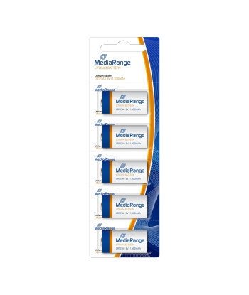 BATTERY LITHIUM CR123A 3V/5PCS MRBAT150 MEDIARANGE