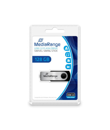 MEMORY DRIVE FLASH USB2 128GB/MR913 MEDIARANGE
