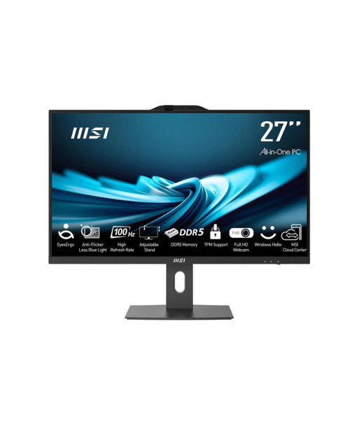 Monoblock PC MSI PRO AP272P 14M Business All in One CPU Core i5 i5-14400 2500 MHz Screen 27" RAM 16GB DDR4 3200 MHz SSD 512GB