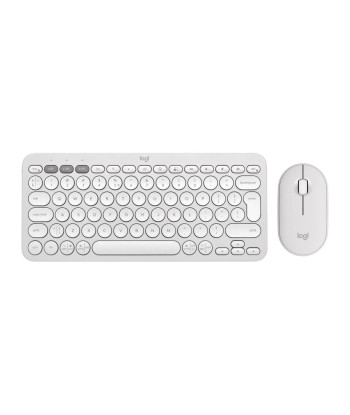 Клавиатура и мышь COMBO PEBBLE 2/WHITE 920-012240 LOGITECH