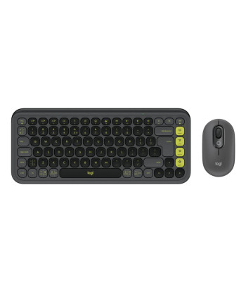 KEYBOARD +MOUSE COMBO POP ICON/GR/GREEN 920-013140 LOGITECH