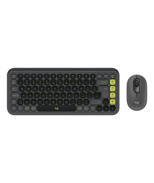 KEYBOARD +MOUSE COMBO POP ICON/GR/GREEN 920-013140 LOGITECH