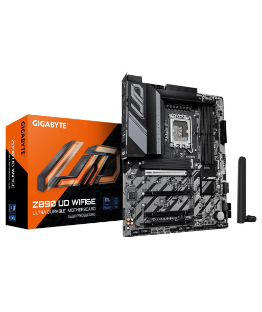 Mainboard GIGABYTE Intel Z890 LGA 1851 (Socket V1) ATX RAM DDR5-SDRAM 4xSlots Wi-Fi Yes Bluetooth Yes 3xNumber of M.2 (M)