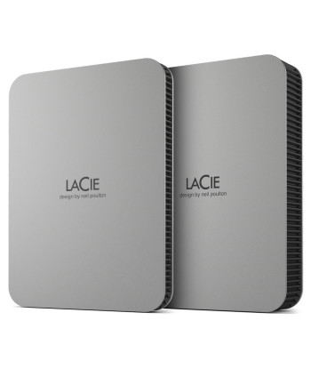 External HDD LACIE Mobile Drive 1TB USB-C Colour Silver STLP1000400