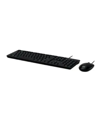 Клавиатура Acer Combo set, wired keyboard and mouse, AAK400, USI (Retail Pack), Acer AAK400, and Mouse Set, Wired, US, Black
