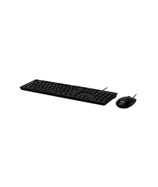 Klaviatuur Acer Combo set, wired keyboard and mouse, AAK400, USI (Retail Pack), Acer AAK400, and Mouse Set, Wired, US, Black
