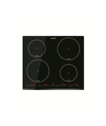 Cata INSB 6430 BK Hob, Induction, Width 59cm, 4 cooking zones, Touch control, Black | CATA