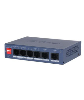NET SWITCH 5PORT 4POE 100M/CS4006-4ET2GT-36 DAHUA