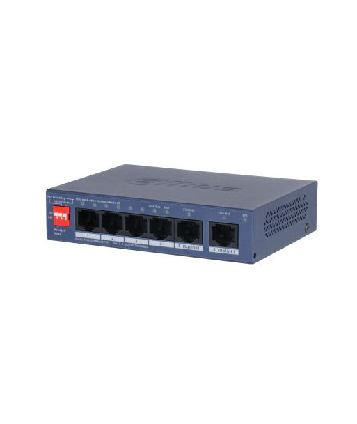 NET SWITCH 5PORT 4POE 100M/CS4006-4ET2GT-36 DAHUA