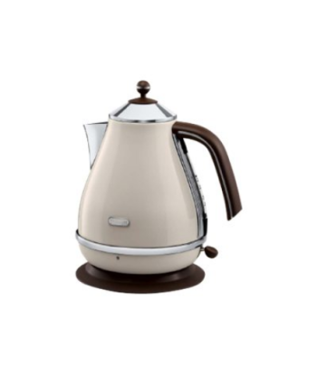 Delonghi, KBOV 2001.BG, Standard kettle, 2000 W, 1.7 L, Stainless steel, 360° rotational base, Beige